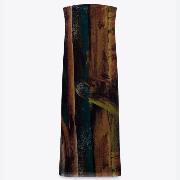 Zara Dresses & Skirts - Zara Strapless Dress Size Small